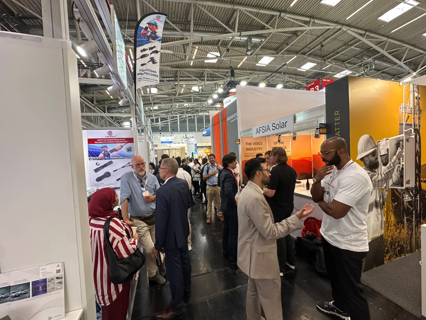 Rencontres professionnelles sur le stand AFSIA Solar
