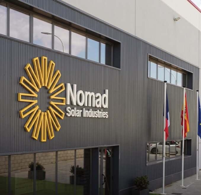 Site industriel Nomad Solar Industries