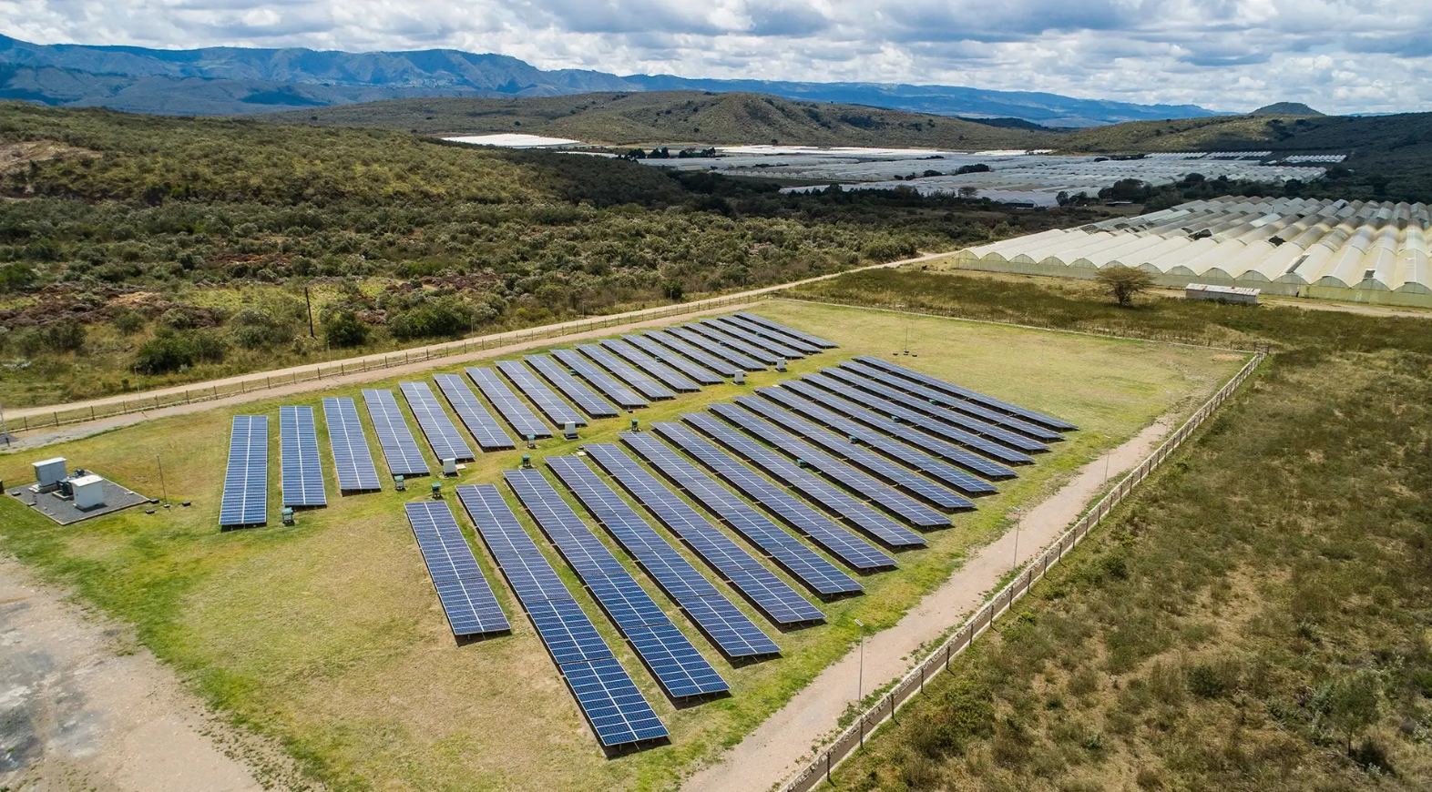 A Solarise Africa installation at Oserian, Kenya
